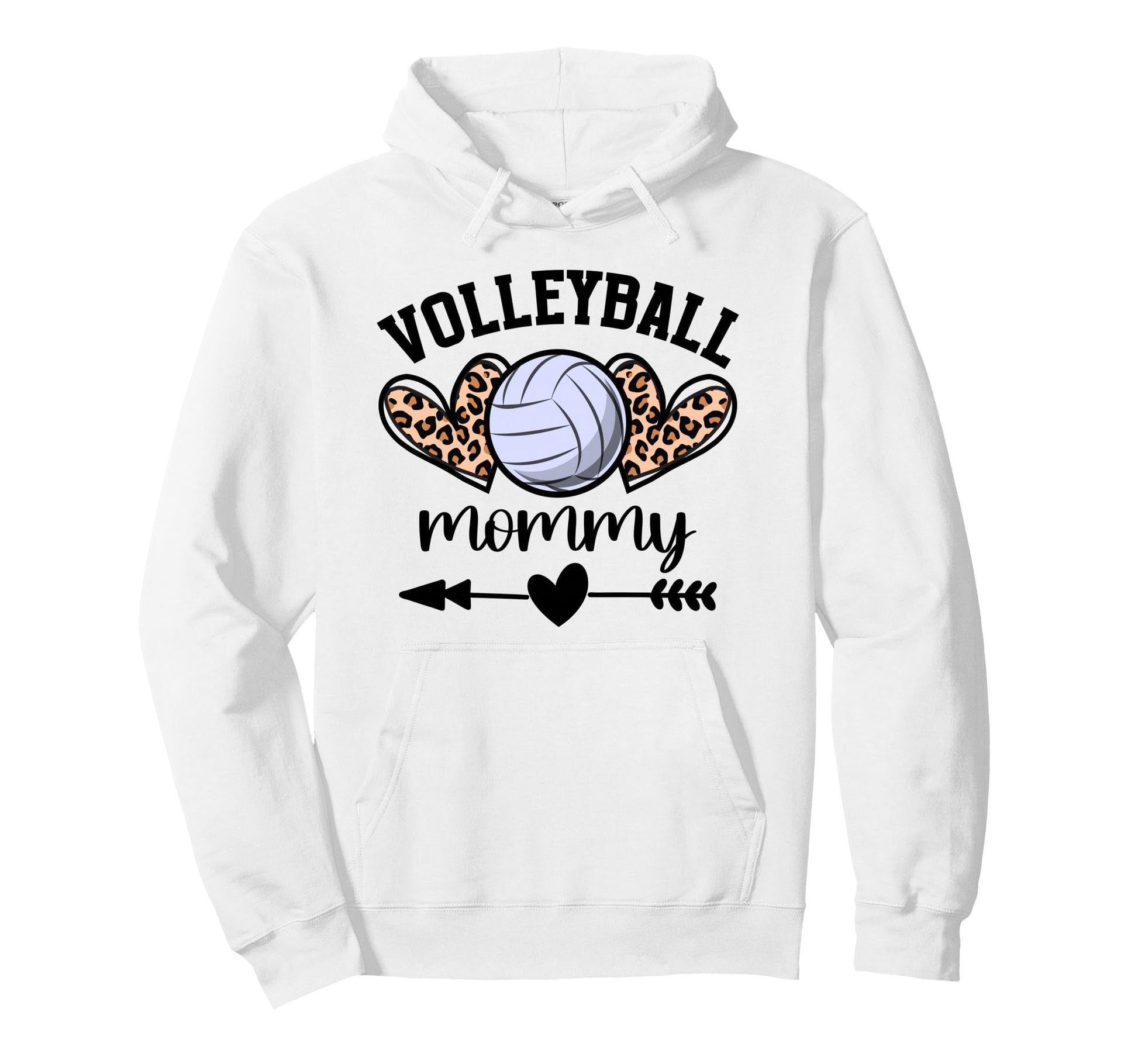 Volleyball Mom Womens Volleyball Mom Hoodie - Custom Art Print for Adults - T-Shirt, Sweatshirt, Hoodie