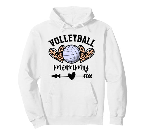 Volleyball Mom Womens Volleyball Mom Hoodie - Custom Art Print for Adults - T-Shirt, Sweatshirt, Hoodie