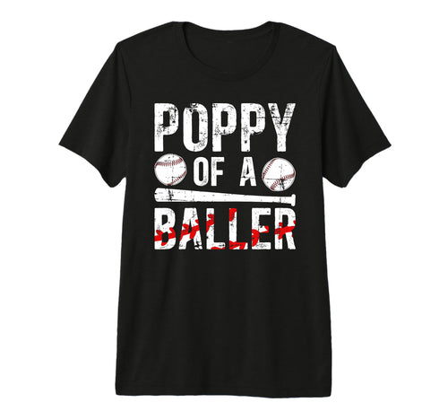 Mens Poppy Baller Baseball Poppy Baseball T-Shirt - Graphic Print Unisex - T-Shirt, Sweatshirt, Hoodie