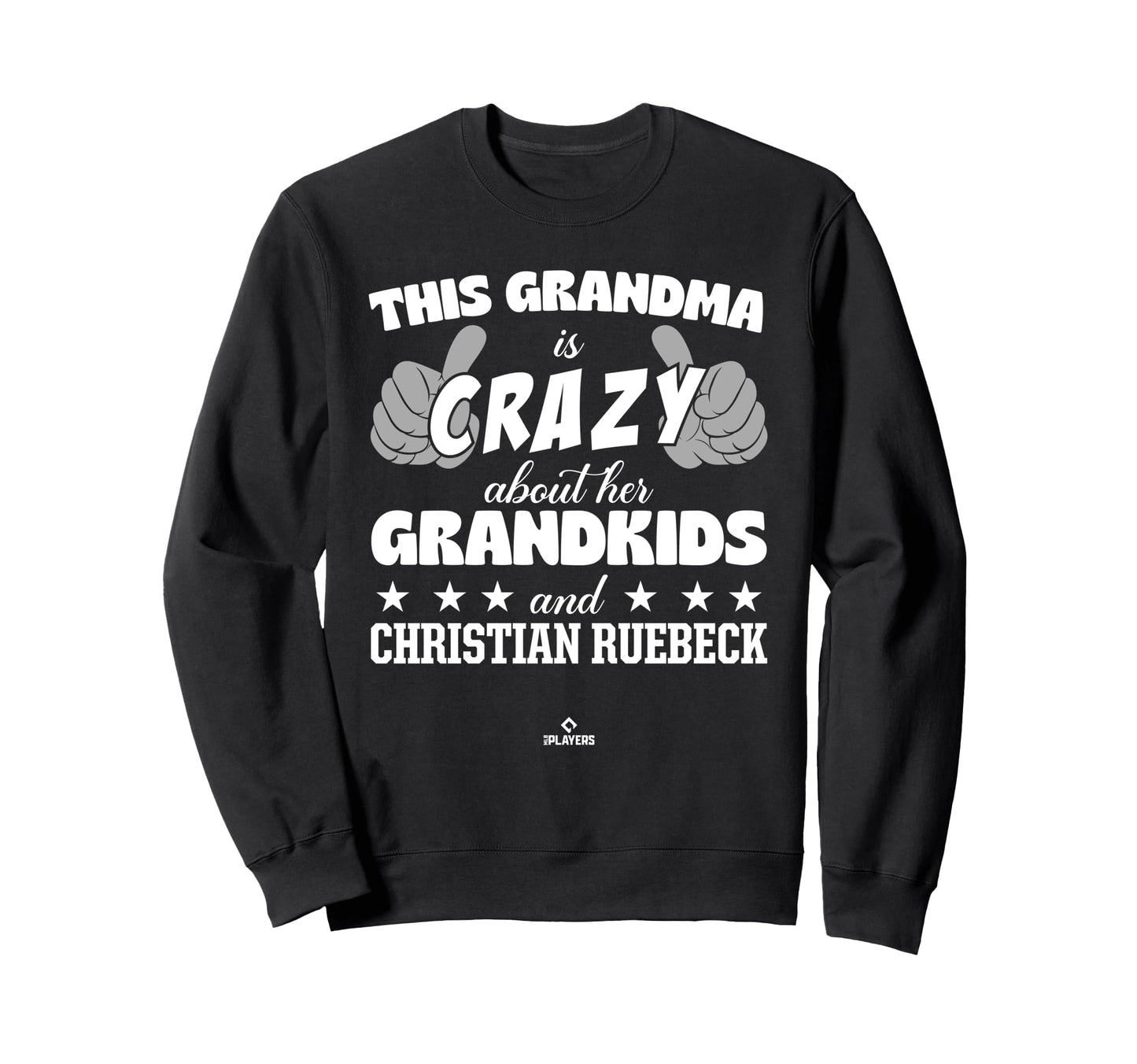 Grandma Crazy Christian Ruebeck Sweatshirt - Novelty Apparel for Adults - T-Shirt, Sweatshirt, Hoodie