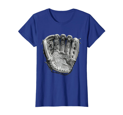 Schedules Run My Life Baseball Mom T-Shirt - Streetwear Style Unisex - T-Shirt, Sweatshirt, Hoodie