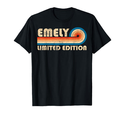 Emely 70S 80S Sunset Stripe T-Shirt - Graphic Print Men Women - T-Shirt, Sweatshirt, Hoodie