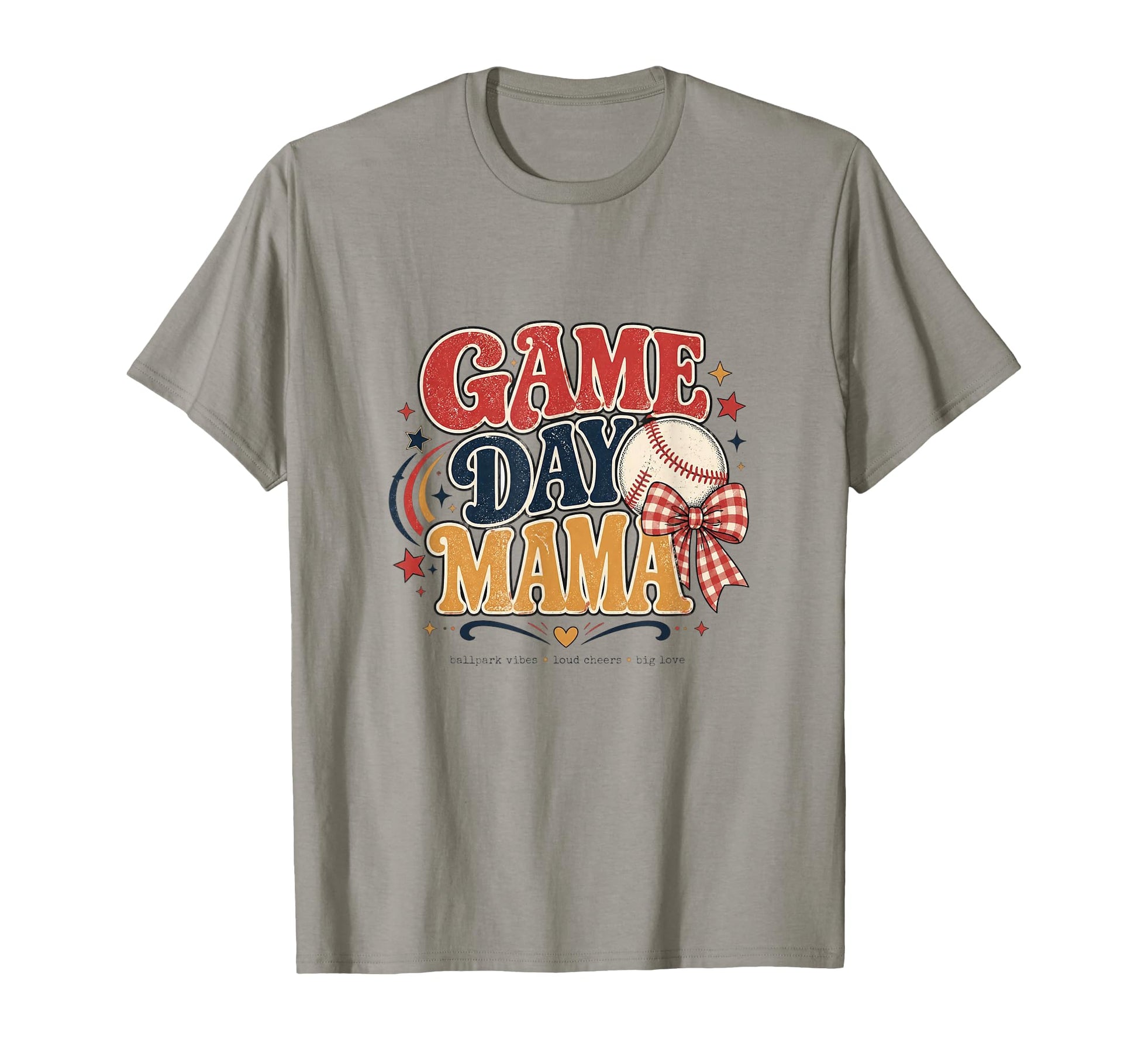 Game Day Mama Baseball Mom T-Shirt - Graphic Print for Adults - T-Shirt, Sweatshirt, Hoodie