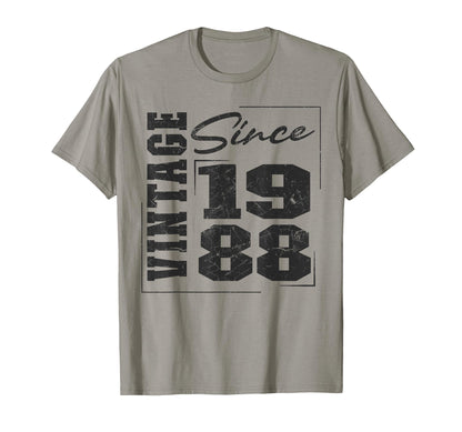 Born 1988 Varsity Since 1988 T-Shirt - Aesthetic Graphic for Adults - T-Shirt, Sweatshirt, Hoodie