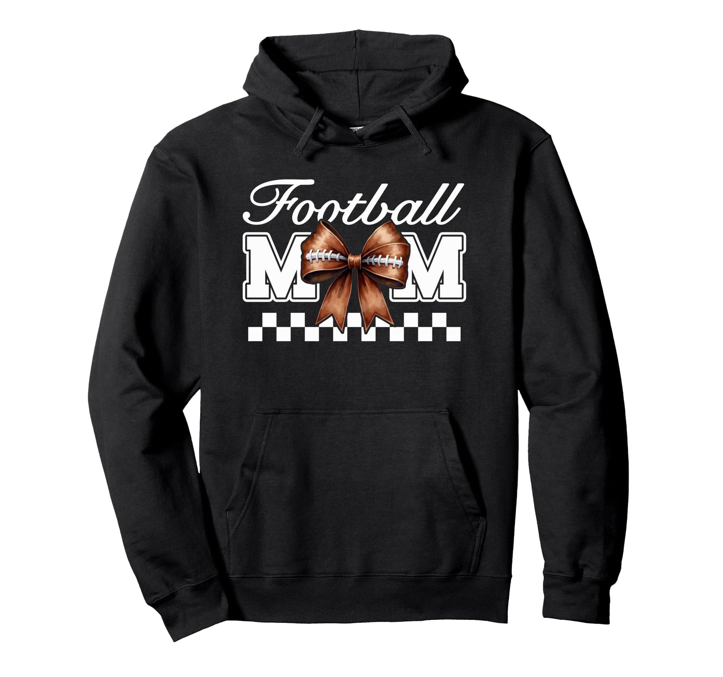 Game Day Team Colors Croquette Bow Hoodie - Novelty Apparel for Adults - T-Shirt, Sweatshirt, Hoodie