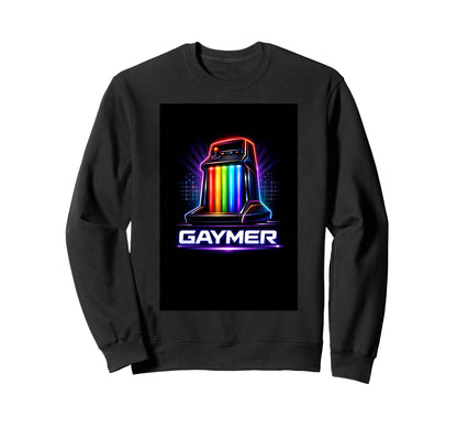 Gaymer Arcade Lgbtq Gamer Sweatshirt - Aesthetic Graphic for Adults - T-Shirt, Sweatshirt, Hoodie