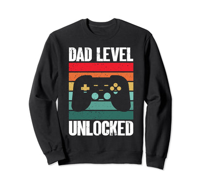 Funny Gamer Dad Fathers Day Dad Sweatshirt - Fun Novelty Design for Adults - T-Shirt, Sweatshirt, Hoodie