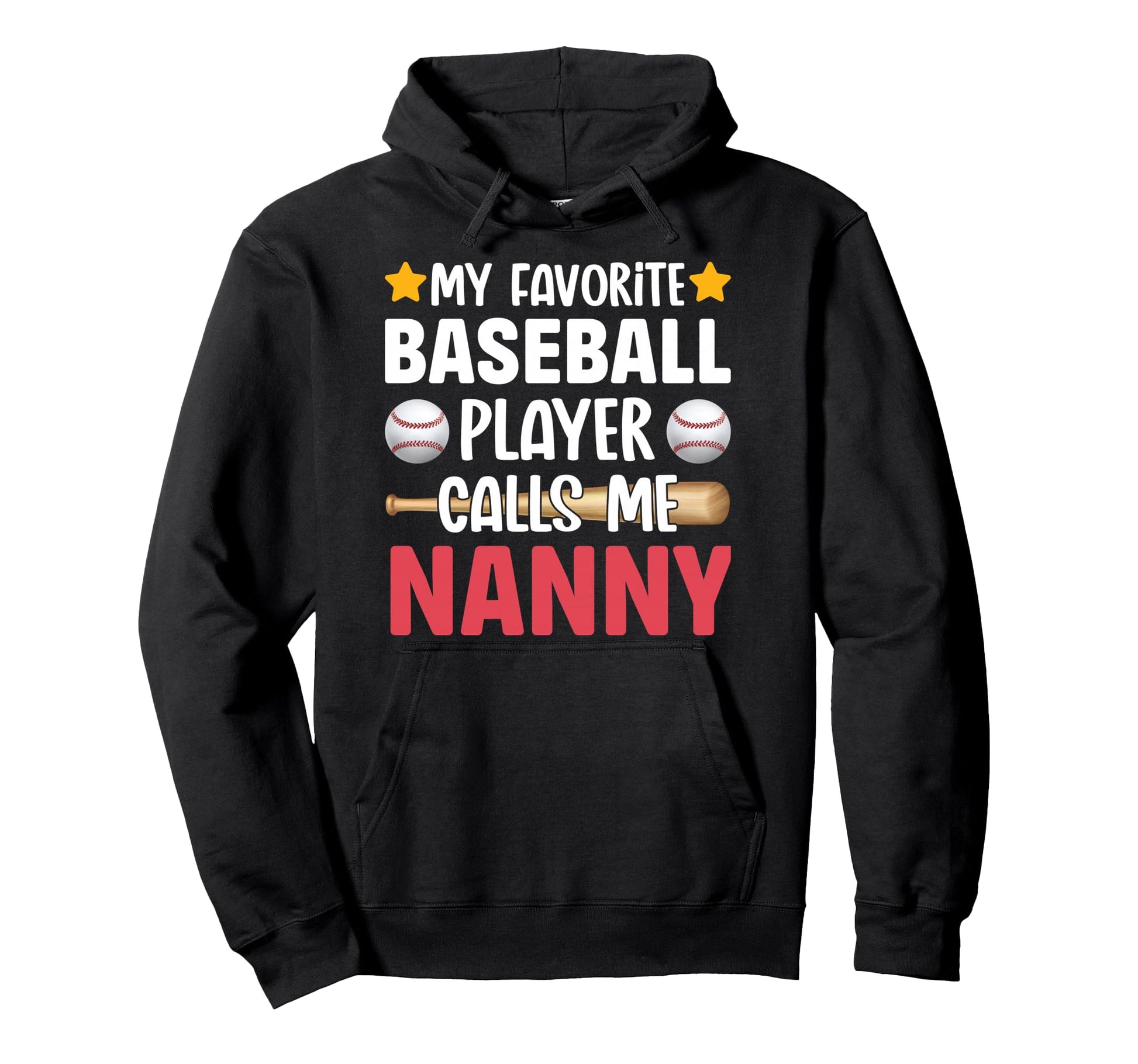 My Favorite Baseball Player Calls Me Hoodie - Custom Art Print for Adults - T-Shirt, Sweatshirt, Hoodie