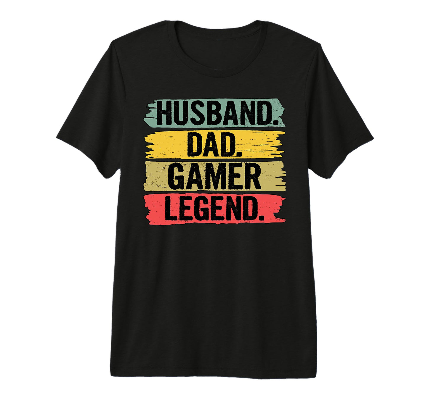 Mens Husband Dad Gamer Legend Fathers T-Shirt - Graphic Print for Adults - T-Shirt, Sweatshirt, Hoodie
