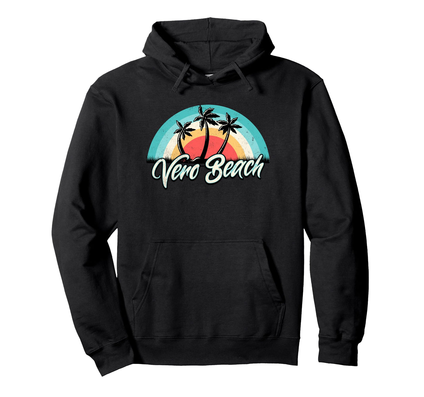 Matching Family Vacation Sunset Vero Hoodie - Aesthetic Graphic Men Women - T-Shirt, Sweatshirt, Hoodie