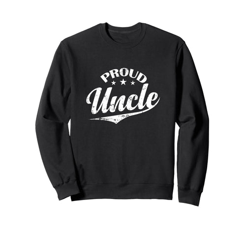 Uncle Baseball Uncle Pride Hoodie - Trendy Graphic for Adults - T-Shirt, Sweatshirt, Hoodie