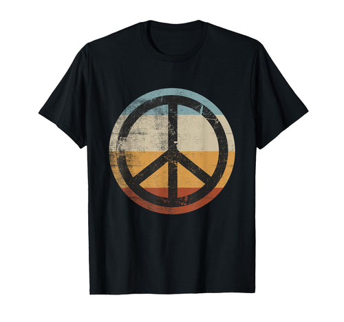 Distressed Peace Sign T-Shirt - Custom Art Print for Adults - T-Shirt, Sweatshirt, Hoodie