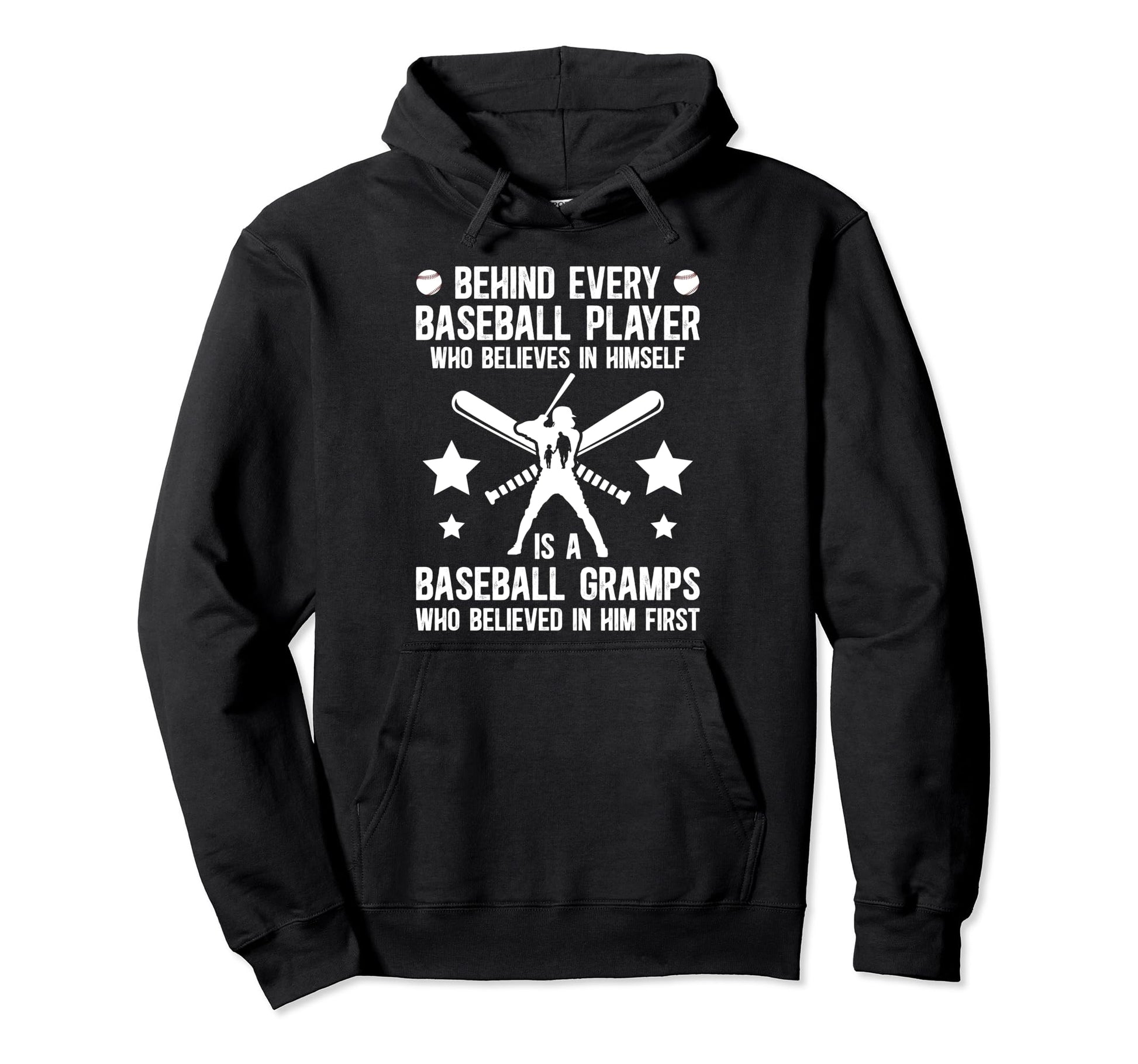 Baseball Gramps Who Believed Gramps Hoodie - Trendy Graphic Unisex - T-Shirt, Sweatshirt, Hoodie