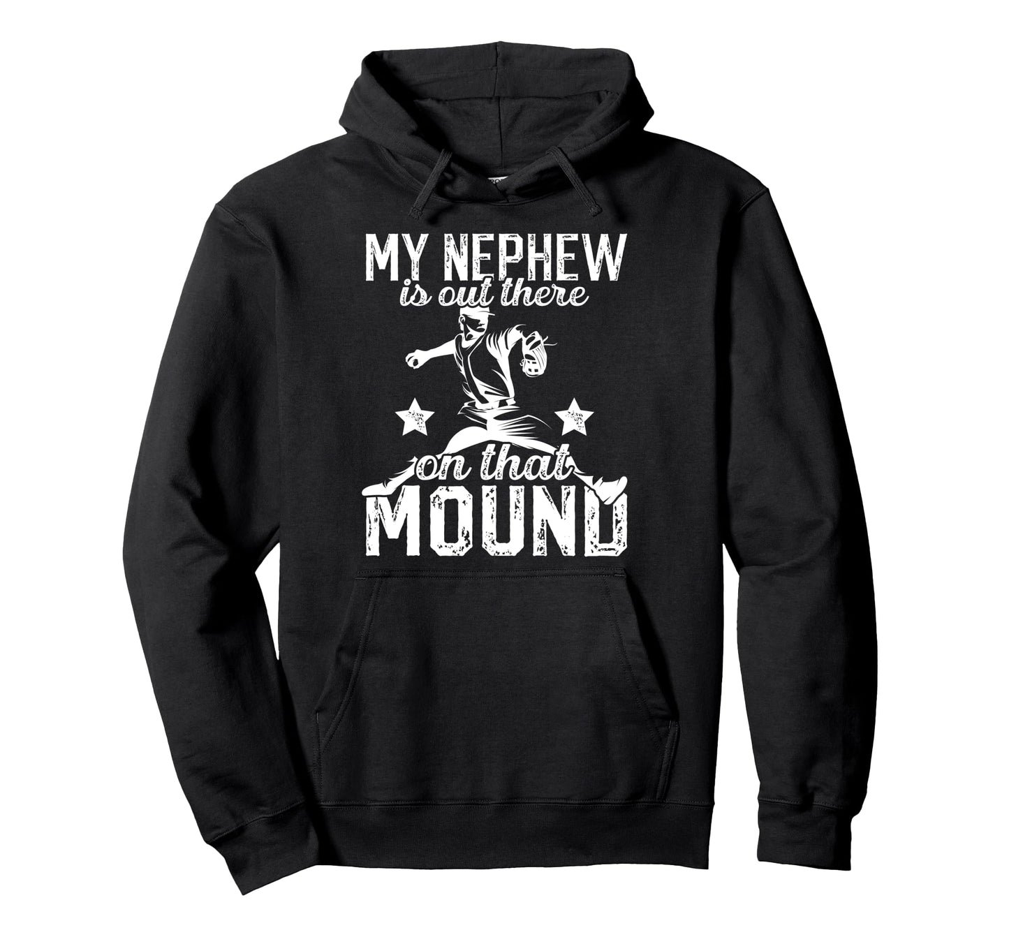 Proud Baseball Pitcher Uncle Baseball Hoodie - Novelty Apparel Men Women - T-Shirt, Sweatshirt, Hoodie