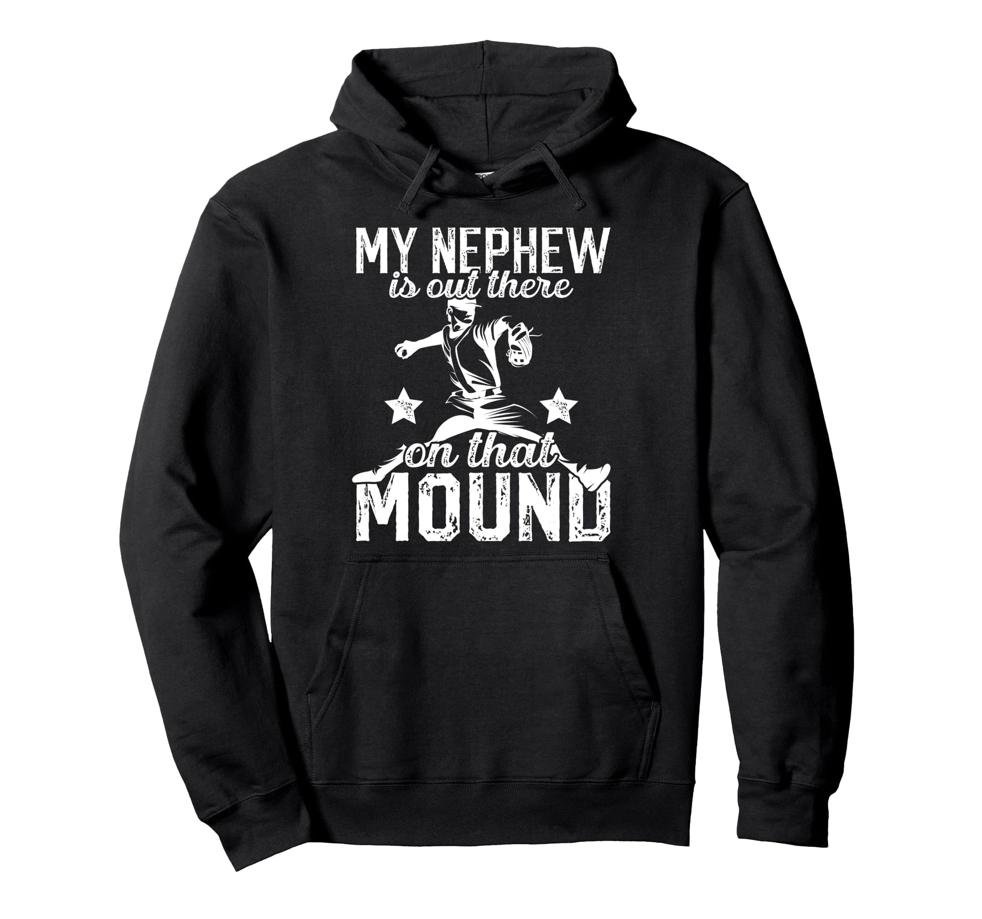 Proud Baseball Pitcher Uncle Baseball Hoodie - Novelty Apparel Men Women - T-Shirt, Sweatshirt, Hoodie