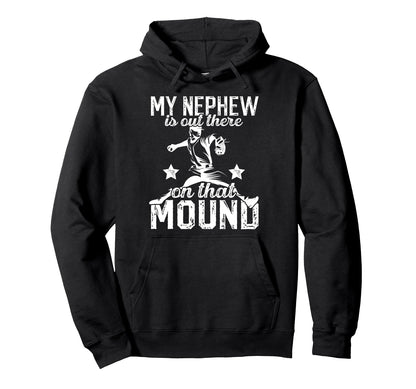Proud Baseball Pitcher Uncle Baseball Hoodie - Novelty Apparel Men Women - T-Shirt, Sweatshirt, Hoodie
