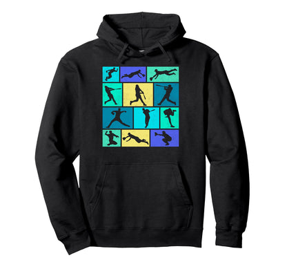 Baseball Player Coach Fan Sport Baseball Hoodie - Streetwear Style Unisex - T-Shirt, Sweatshirt, Hoodie