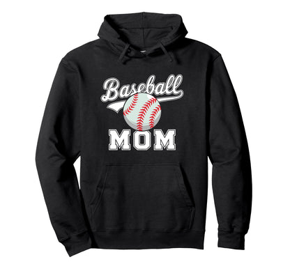Baseball Mom Sports Love Passion Hoodie - Minimalist Print Unisex - T-Shirt, Sweatshirt, Hoodie