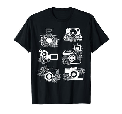 Photographer Storyteller Camera T-Shirt - Minimalist Print for Adults - T-Shirt, Sweatshirt, Hoodie
