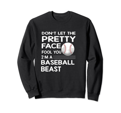 Baseball Sister Baseball Player Sweatshirt - Casual Everyday Wear Unisex - T-Shirt, Sweatshirt, Hoodie