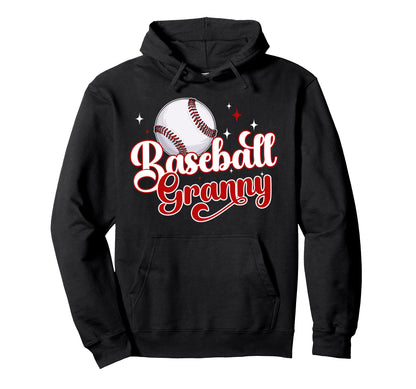 Baseball Granny Baseball Player Granny Hoodie - Trendy Graphic Unisex - T-Shirt, Sweatshirt, Hoodie