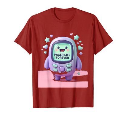 Pager Life Forever 90S Nostalgia T-Shirt - Minimalist Print Unisex - T-Shirt, Sweatshirt, Hoodie