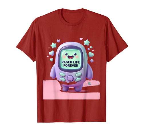 Pager Life Forever 90S Nostalgia T-Shirt - Minimalist Print Unisex - T-Shirt, Sweatshirt, Hoodie