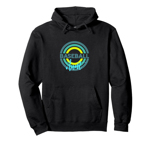Baseball Aunt Modern Baseball Circles Hoodie - Streetwear Style for Adults - T-Shirt, Sweatshirt, Hoodie
