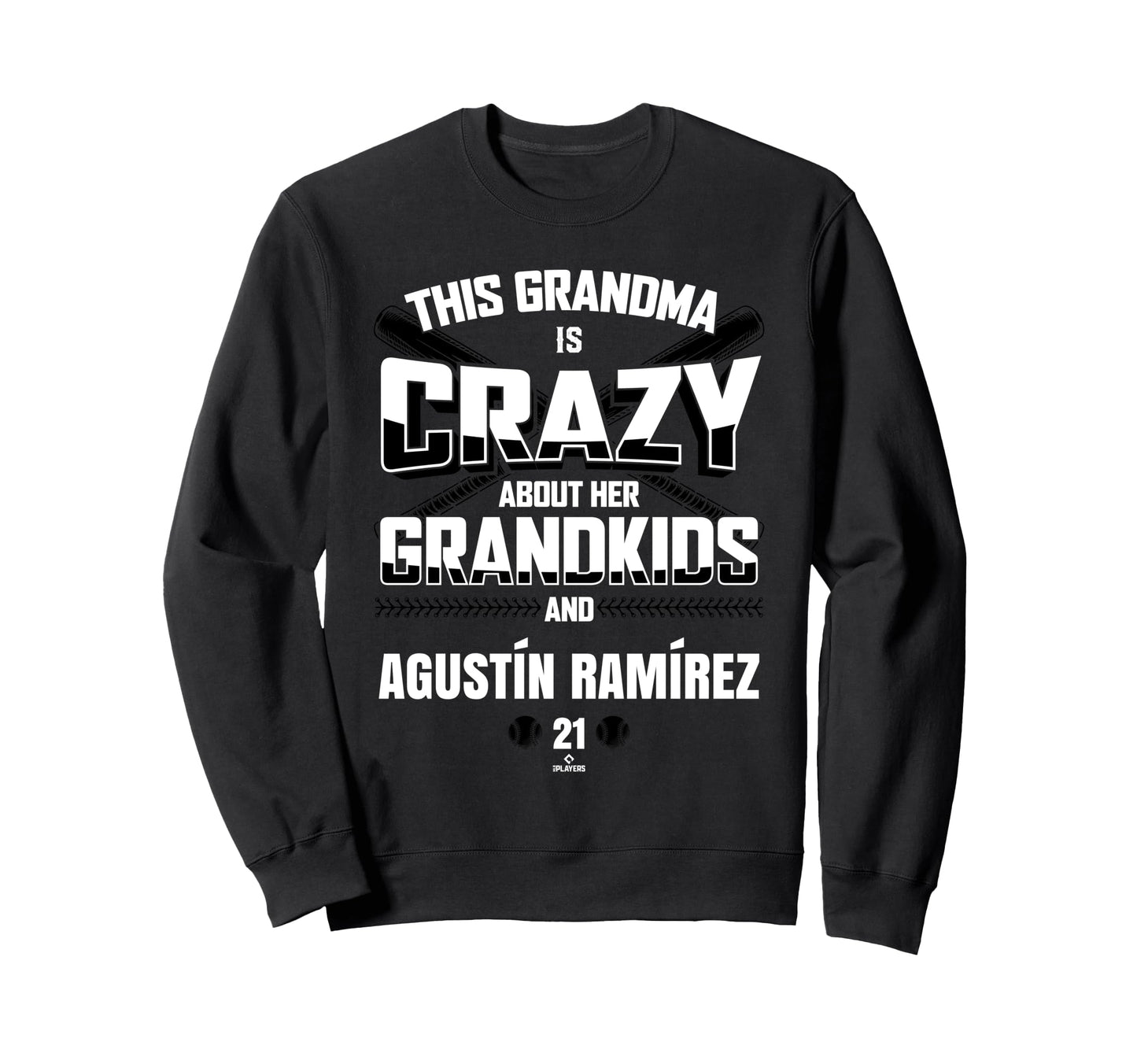 Grandma Crazy Agust N Ram Rez Miami Sweatshirt - Graphic Print for Adults - T-Shirt, Sweatshirt, Hoodie