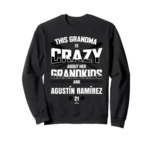 Grandma Crazy Agust N Ram Rez Miami Sweatshirt - Graphic Print for Adults - T-Shirt, Sweatshirt, Hoodie