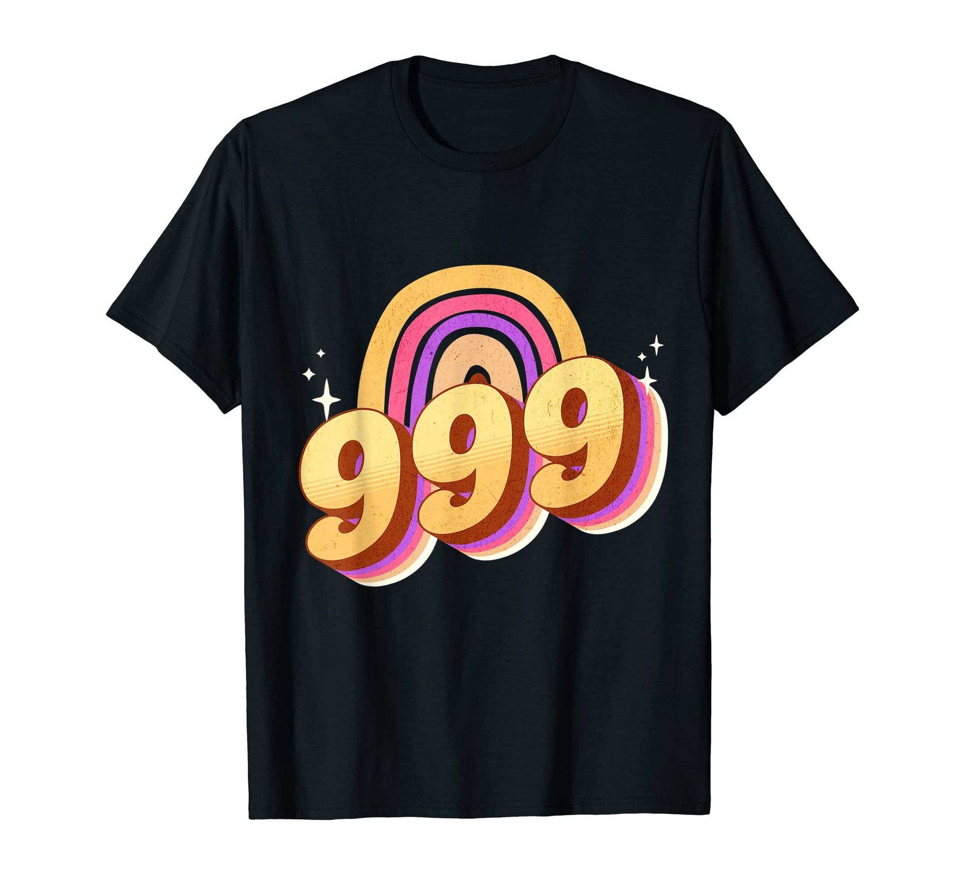 Angel Number 999 Rainbow T-Shirt - Custom Art Print for Adults - T-Shirt, Sweatshirt, Hoodie