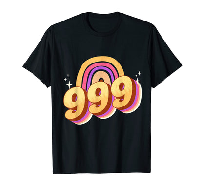 Angel Number 999 Rainbow T-Shirt - Custom Art Print for Adults - T-Shirt, Sweatshirt, Hoodie