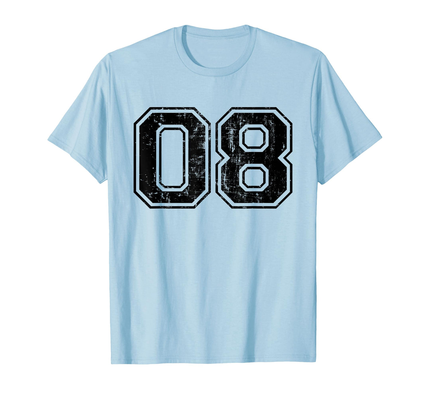 Number 08 Eight Varsity T-Shirt - Casual Everyday Wear Men Women - T-Shirt, Sweatshirt, Hoodie