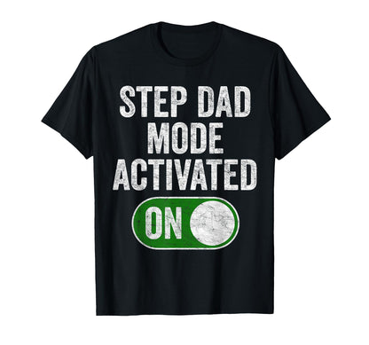 Gamer Stepdad Fathers Day Gaming Step T-Shirt - Graphic Print Men Women - T-Shirt, Sweatshirt, Hoodie