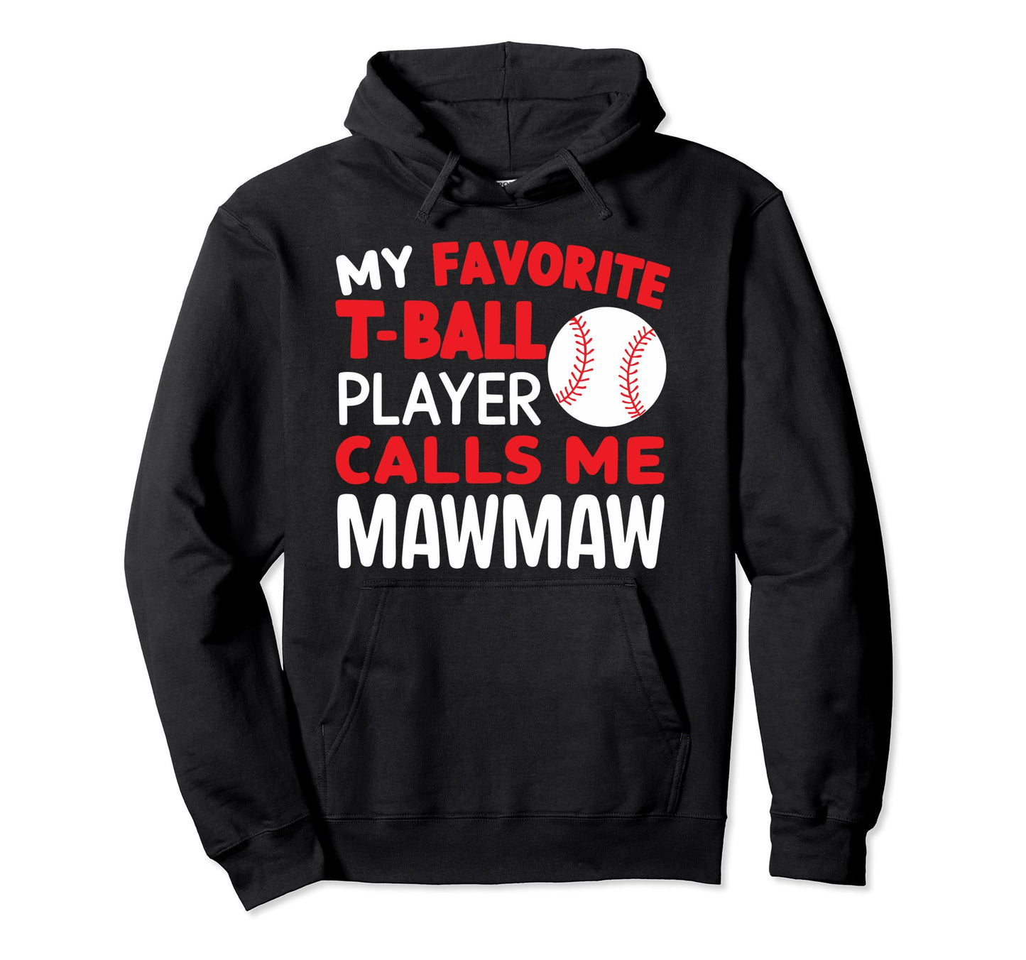 Baseball Grandma Grandmother Granny Hoodie - Unique Graphic Unisex - T-Shirt, Sweatshirt, Hoodie