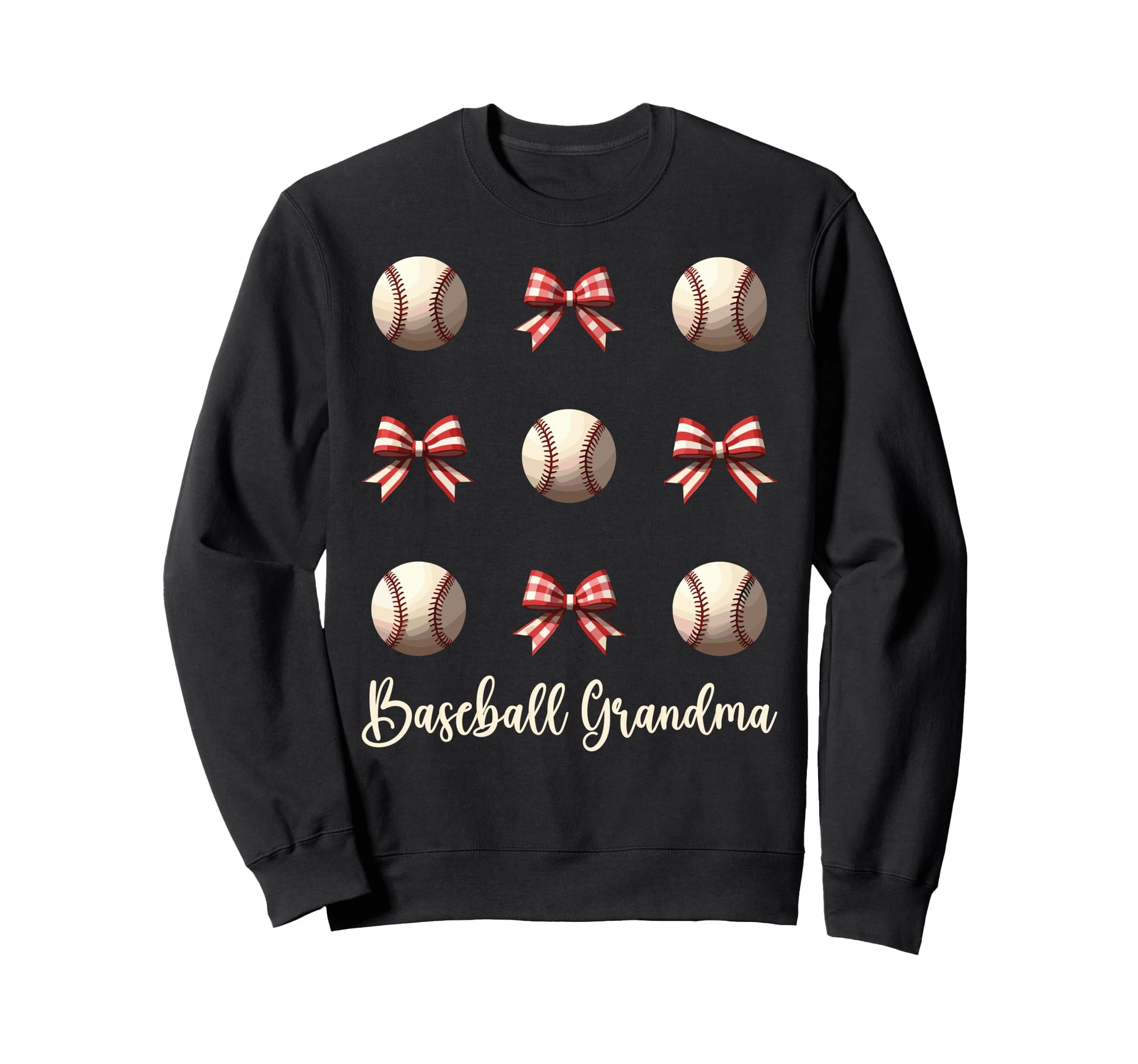 Baseball Grandma Funny Coquette Sweatshirt - Fun Novelty Design for Adults - T-Shirt, Sweatshirt, Hoodie
