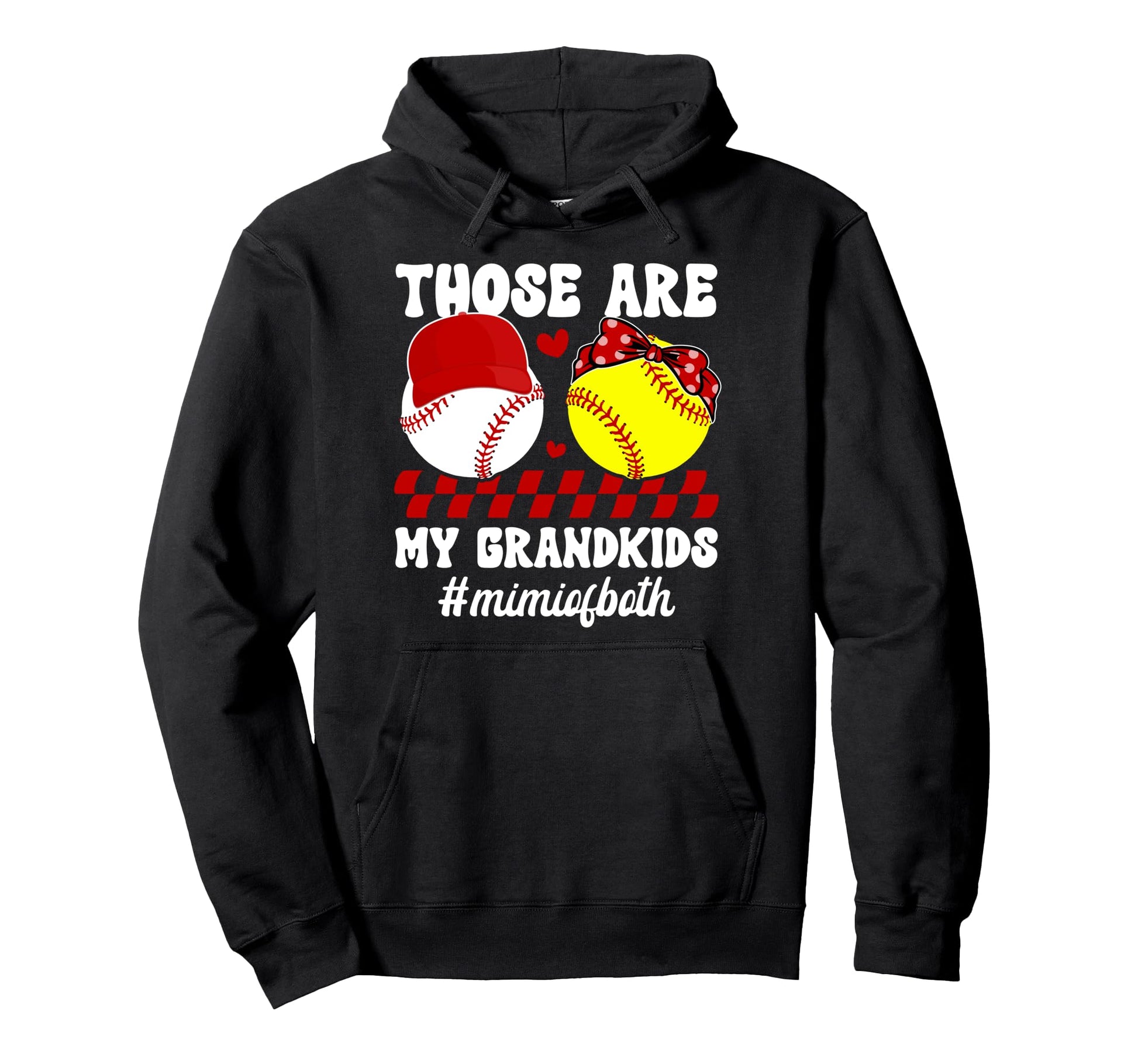 My Grandkids Mimi Both Baseball Hoodie - Streetwear Style Men Women - T-Shirt, Sweatshirt, Hoodie