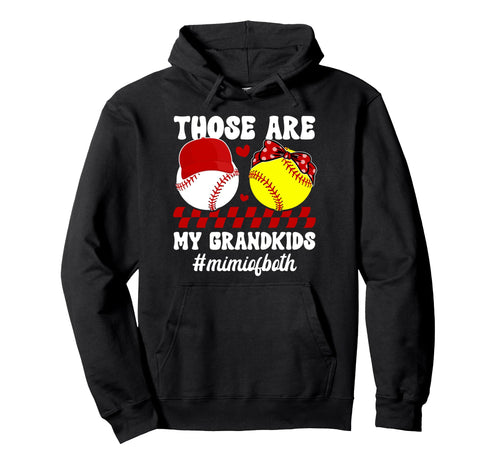 My Grandkids Mimi Both Baseball Hoodie - Streetwear Style Men Women - T-Shirt, Sweatshirt, Hoodie