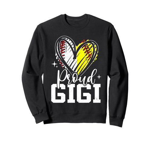 Proud Gigi Baseball Softball Sweatshirt - Streetwear Style for Adults - T-Shirt, Sweatshirt, Hoodie