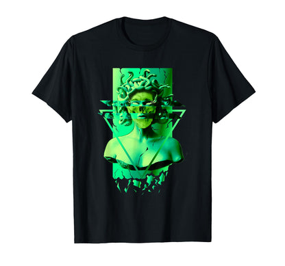 Medusa Snake Aesthetic Edgy T-Shirt - Fun Novelty Design for Adults - T-Shirt, Sweatshirt, Hoodie