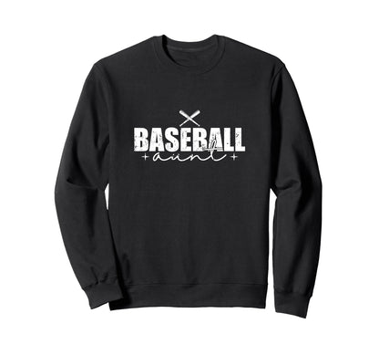 Baseball Auntdiamond Fanhome Run Sweatshirt - Minimalist Print for Adults - T-Shirt, Sweatshirt, Hoodie