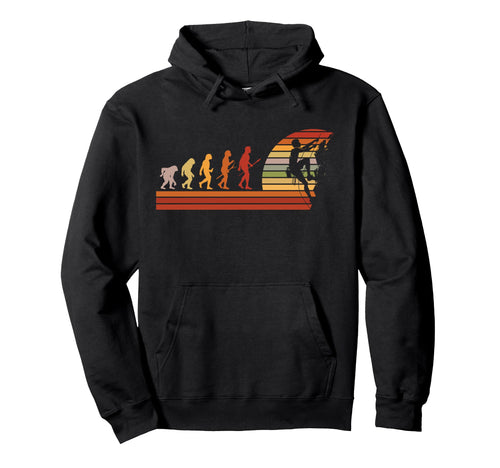 Evolution Rock Climbing Silhouette Hoodie - Minimalist Print Unisex - T-Shirt, Sweatshirt, Hoodie
