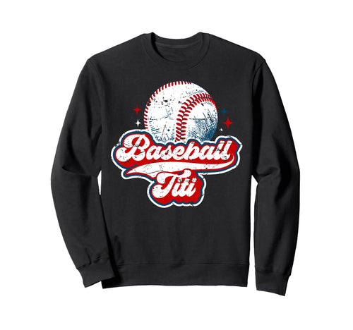 Baseball Titi Baseball Player Sweatshirt - Minimalist Print for Adults - T-Shirt, Sweatshirt, Hoodie