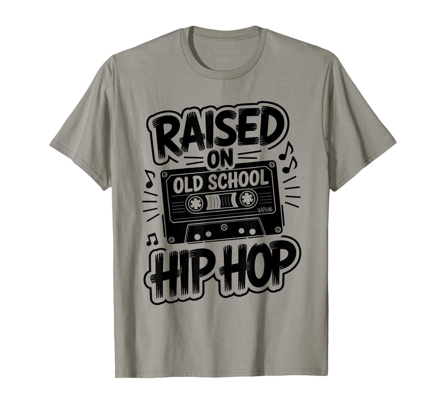 Raised Old School Hip Hop Cassette Rap T-Shirt - Trendy Graphic Men Women - T-Shirt, Sweatshirt, Hoodie