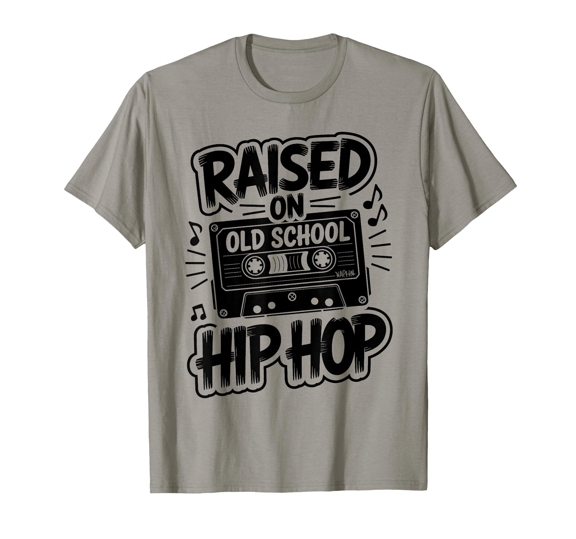 Raised Old School Hip Hop Cassette Rap T-Shirt - Trendy Graphic Men Women - T-Shirt, Sweatshirt, Hoodie