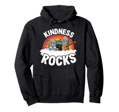 Anti Bullying Rainbow Hippie Music Hoodie - Fun Novelty Design for Adults - T-Shirt, Sweatshirt, Hoodie