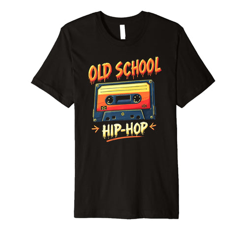 Old School Hip Hop Cassette T-Shirt - Fun Novelty Design for Adults - T-Shirt, Sweatshirt, Hoodie