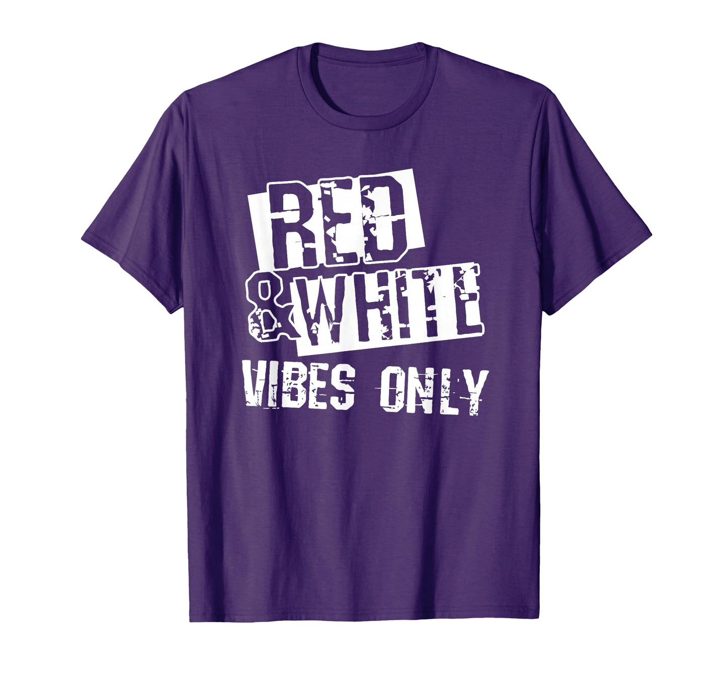 Red White Game Day Football Team T-Shirt - Casual Everyday Wear Men Women - T-Shirt, Sweatshirt, Hoodie