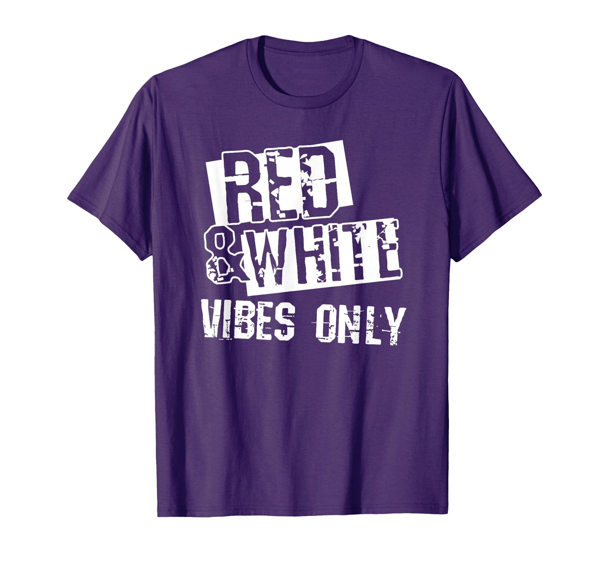 Red White Game Day Football Team T-Shirt - Casual Everyday Wear Men Women - T-Shirt, Sweatshirt, Hoodie