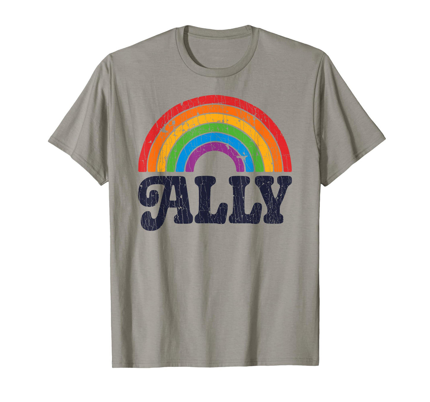 Lgbtq Ally Lesbian Gay Pride T-Shirt - Casual Everyday Wear for Adults - T-Shirt, Sweatshirt, Hoodie